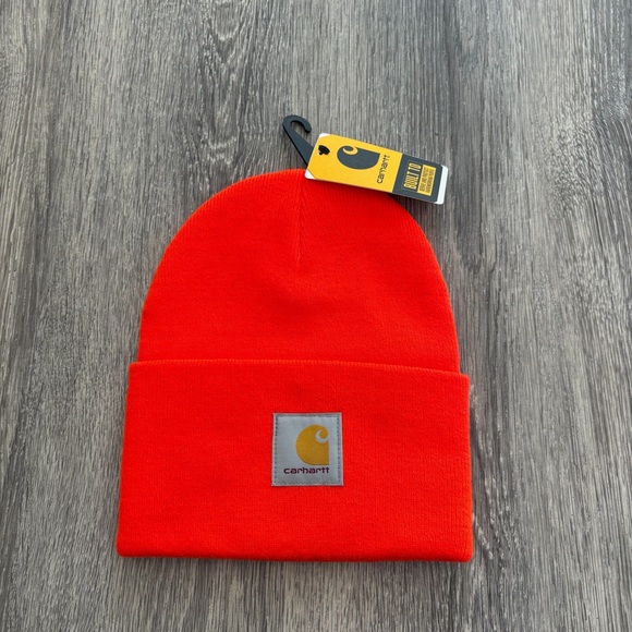 Carhartt Accessories - Carhartt Bold Orange Knit Beanie